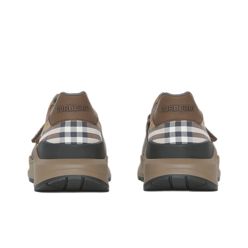 Burberry Ramsey Brown Check Suede-4