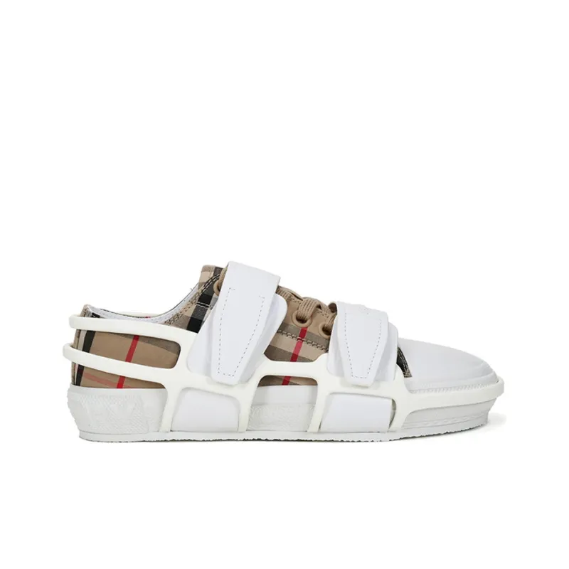 Burberry Low Top Stylish Skateboarding Shoes Women's Archive Beige-1
