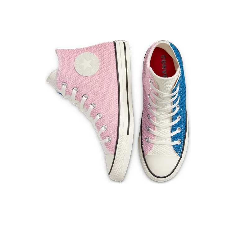 Converse Chuck Taylor All Star Runway Cable Blue Pink Hi Sneakers 'Pink Blue' Women's-3