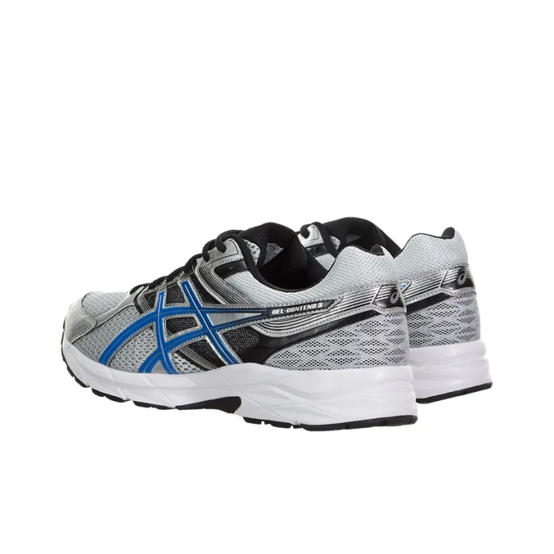 Asics Gel-Contend 3 Breathable Low-Top Running Shoes Men's Silver Gray-2