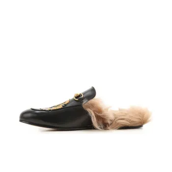 GUCCI Closed Toe Slippers Men's Black