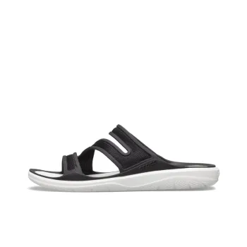 Crocs Swiftwater Slide Slippers Women's Black/White