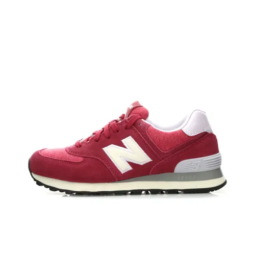 New Balance NB 574 Series Running Shoes Women's Low-Top Purple/Red/White