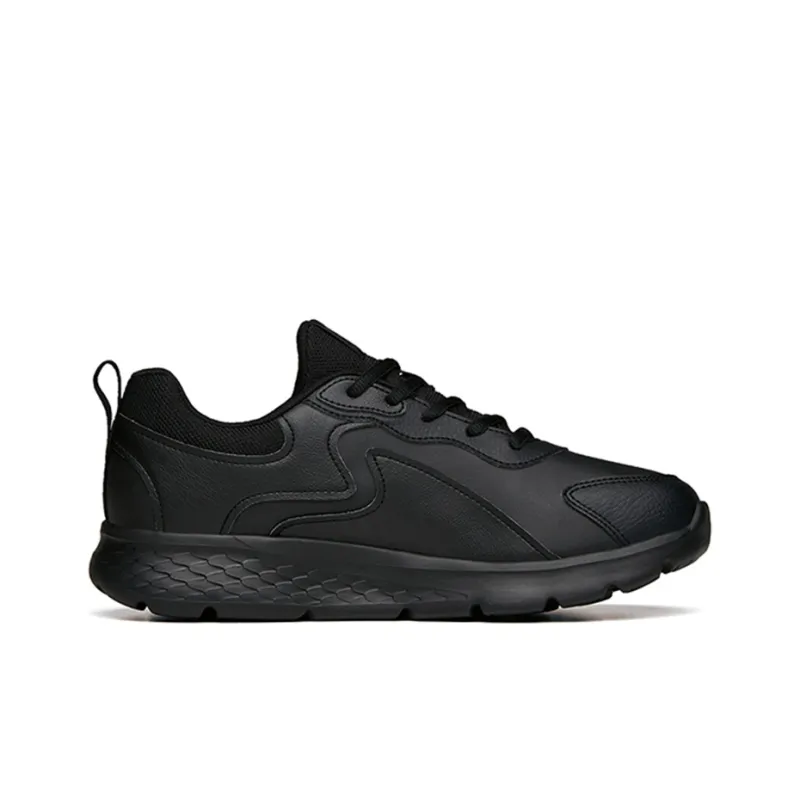 Anta Running Collection Cushioning Anti Slip And Wear Resistant Low Top Running Shoes Men's Pure Black-1