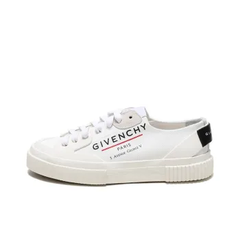 Givenchy Women's Tennis Light Sneaker 'Address Logo Print   White'