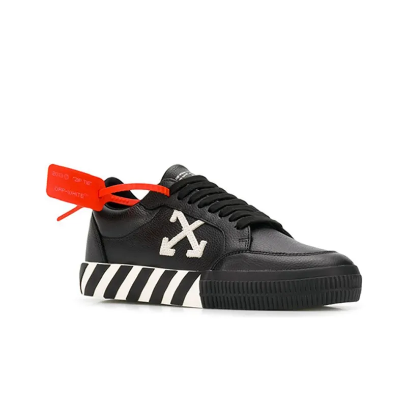 OFF WHITE Vulcanized Low 'Black White'-2