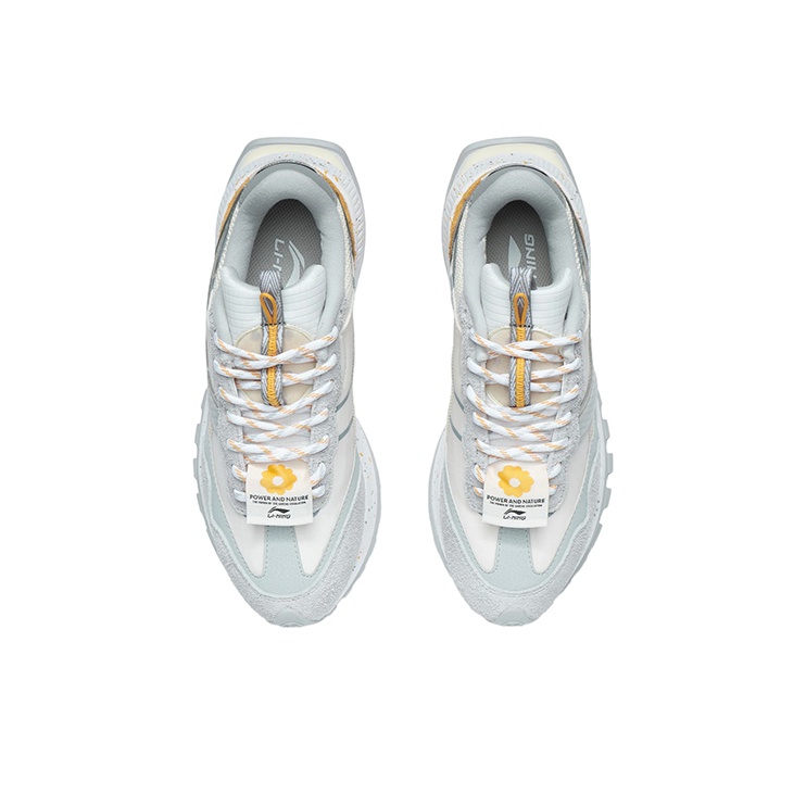 LINING Wu Xing Running Shoes Women's Low-Top Light Antique