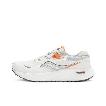 Saucony Surge 1 Cushioning Anti Slip And Wear Resistant Low Top Casual Running Shoes Men's White Orange