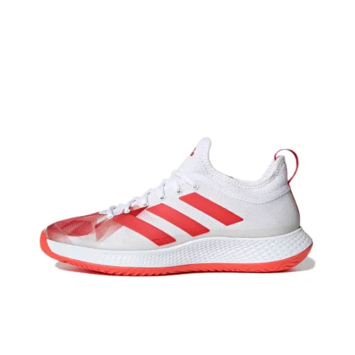 Adidas ULT Multicourt Abrasion Resistant Low Top Tennis Shoes Men's White Red