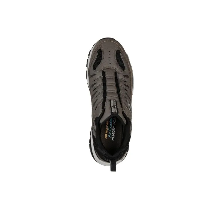 Skechers After Burn Running Shoes Men Low-Top Brown-2