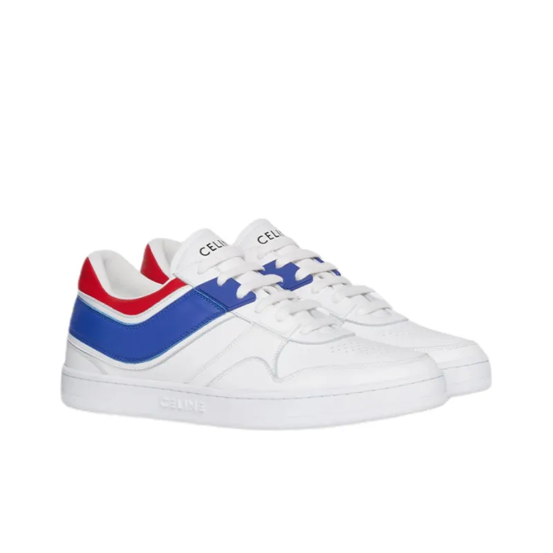 CELINE Trainer Skateboard Shoes Women's Low-Top Blue/White-2
