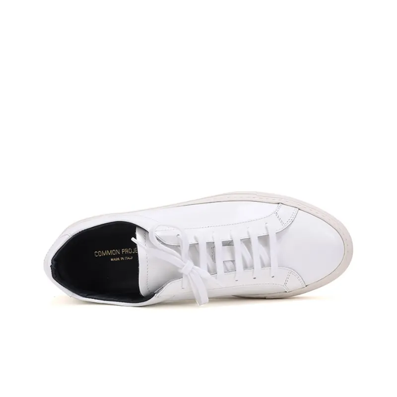 COMMON PROJECTS Low Top Skateboard Shoes Men's White-4
