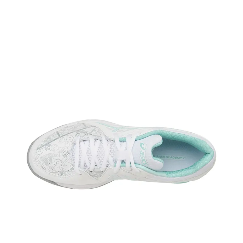Asics Gel-Netburner Academy 7 Running Shoes Women's Low-Top White/Blue-2