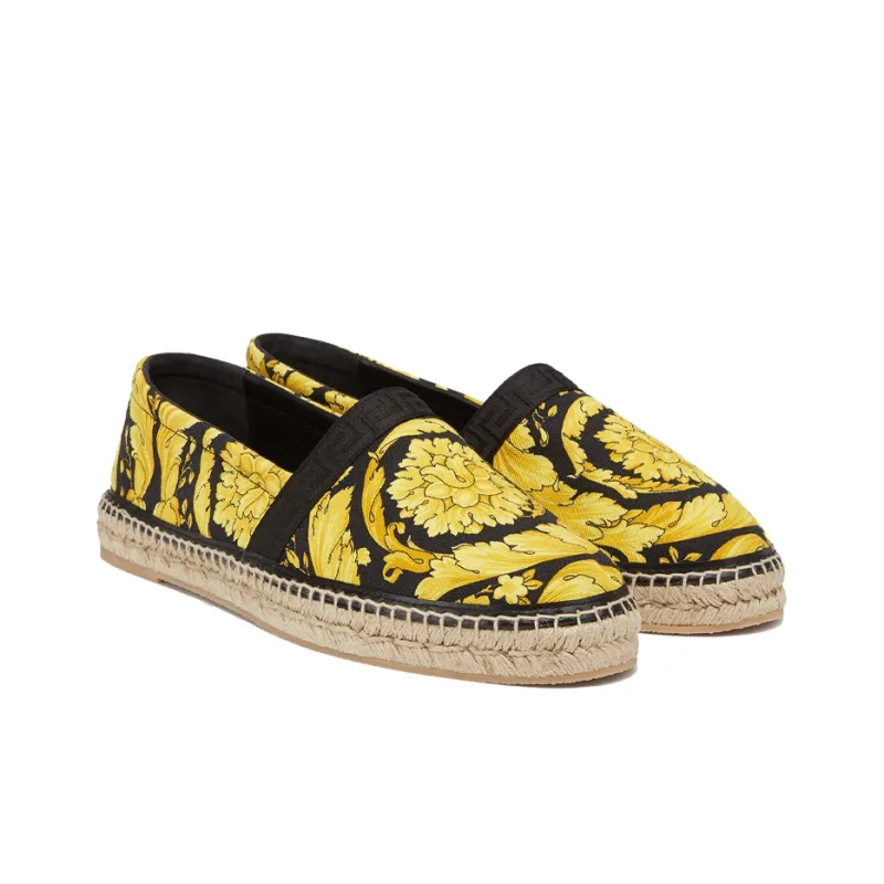 VERSACE Men's Casual Shoes Men's Yellow Black-2