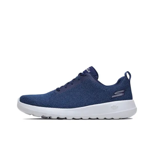 Skechers GO WALK Max Casual Shoes Men Low-Top Blue/White/Gray