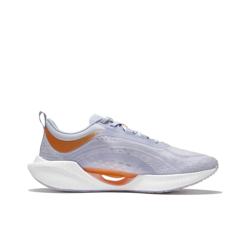LiNing Super Light 19 Cushioning Anti Slip And Wear Resistant Low Top Running Shoes Men's Purple Orange-1