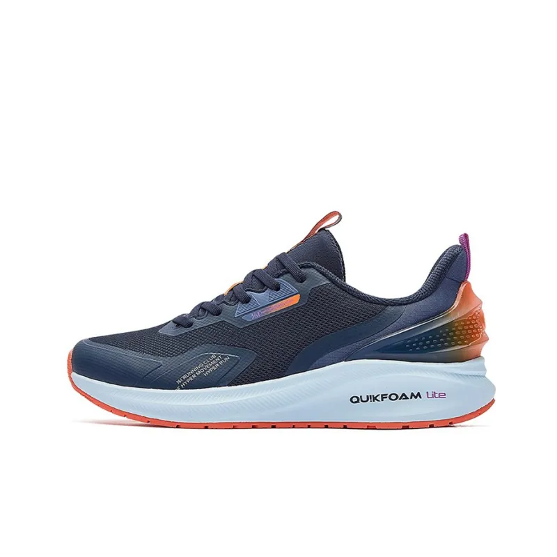 361° Slip Resistant, Abrasion Resistant, Lightweight, Breathable Low Top Running Shoes Men's Oil Ink Blue-0