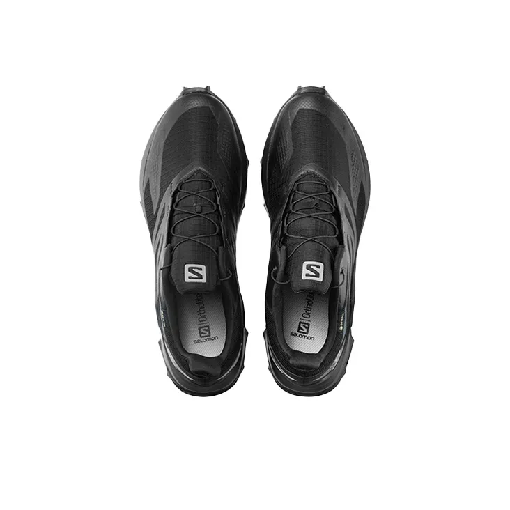 SALOMON Supercross Blast GTX Slip Resistant, Abrasion Resistant, Breathable Low Top Hiking Shoes Men's Black-3