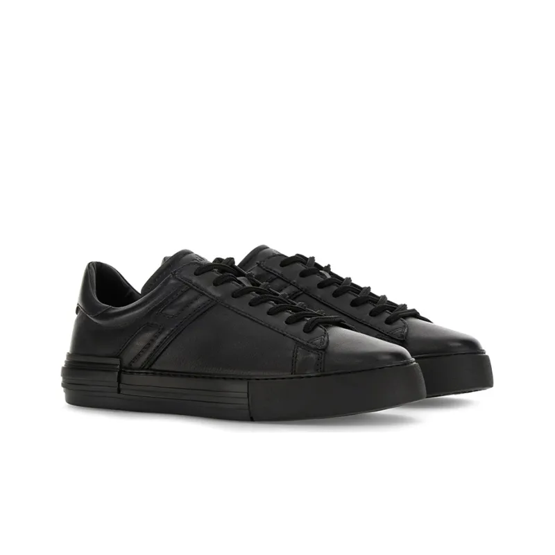 HOGAN Rebel Skateboard Shoes Men Low-Top Black-1
