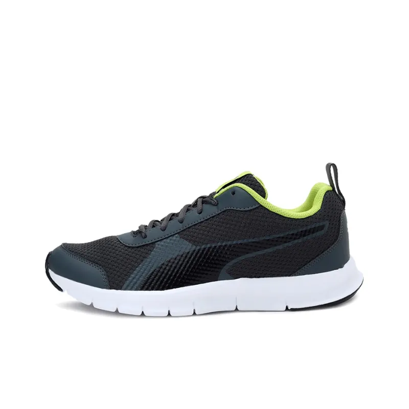 PUMA Whisk Whisk Idp Low-Top Running Shoes Men's Gray Black White-0