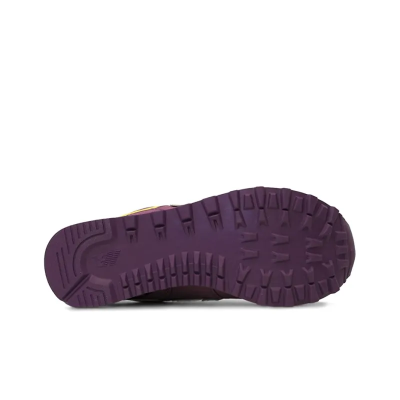 New Balance NB 574 Cushioning Anti Slip And Wear Resistant Low Top Running Shoes Women's Purple-3