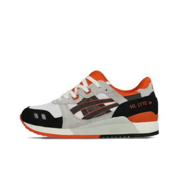 Asics Gel-Lyte 3 Anti-Slip Wear-Resistant Low-Top Running Shoes Men's Black Orange