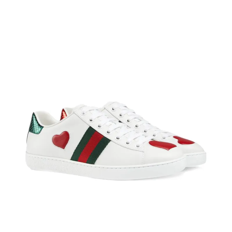 GUCCI Women's Ace Low 'Heart' Women's-1