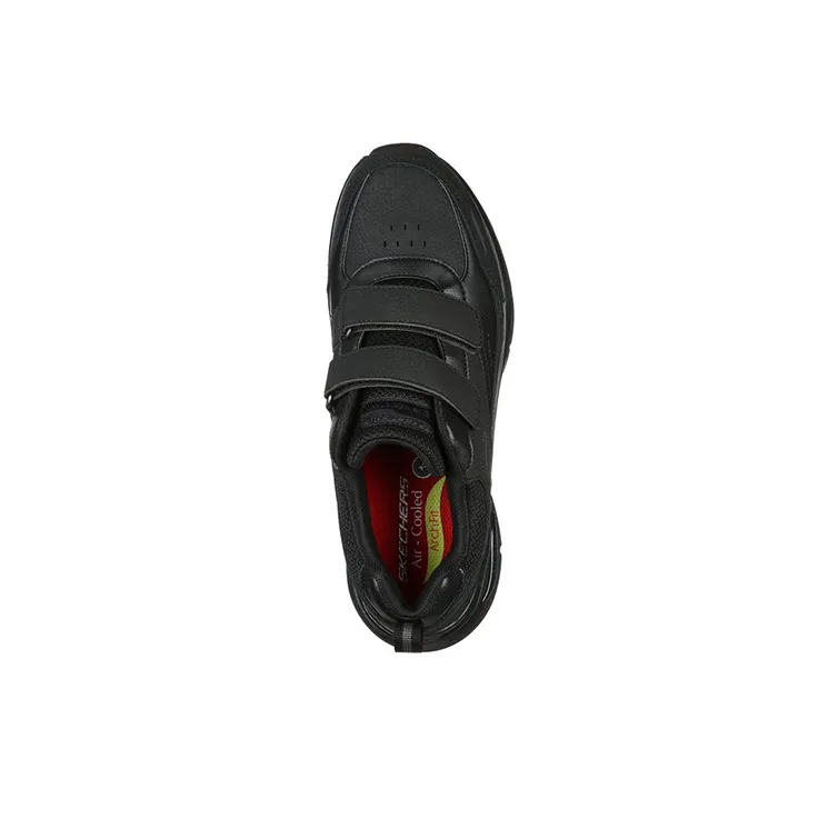 Skechers ARCH FIT SR - Xantic Cushioning Anti-Slip And Wear-Resistant Mid-Top Sports Casual Shoes Men's Pure Black-2
