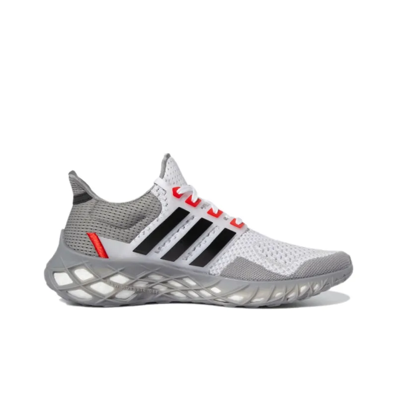 Adidas Ultra Boost Web Dna Grey Vivid Red-1
