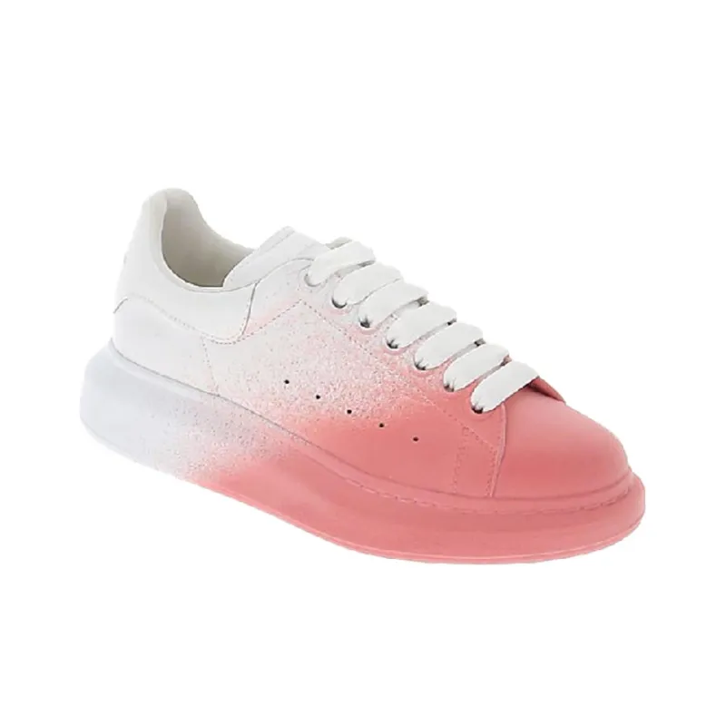 Alexander McQueen Oversized White Pink Velvet Spray Women's-2