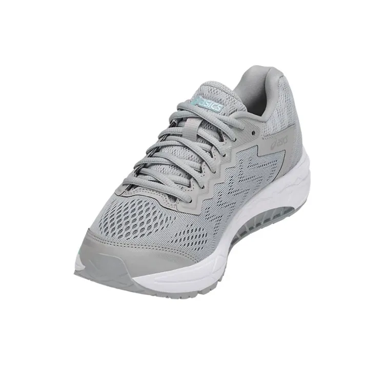 Asics Gel-Fortitude 8 Durable Breathable Low-Top Running Shoes Women's Gray White-3