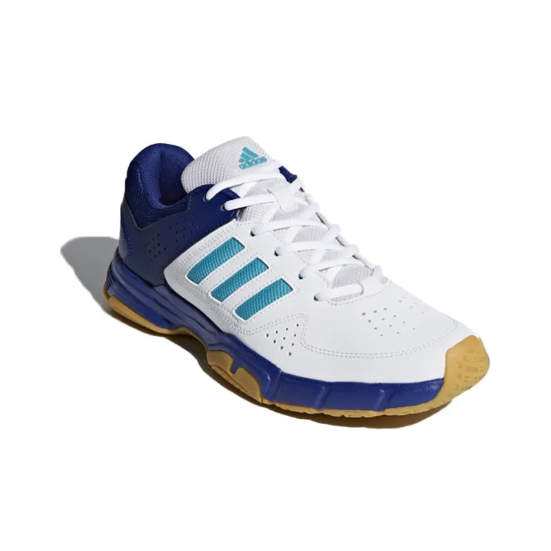 Adidas Quickforce 3.1 Slip-Resistant Low-Top Running Shoes Men's White Blue-2