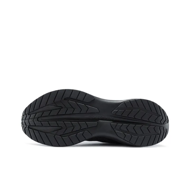 Saucony Cushioning Anti Slip And Wear Resistant Support Lightweight Low Top Running Shoes Women's Black Standard M-4