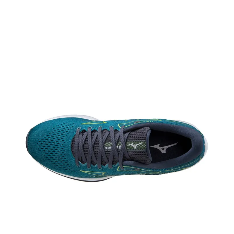 Mizuno Wave Rider 25 Cushioning Abrasion Resistant Breathable Rebound Low Top Training Running Shoes Men's Green-2