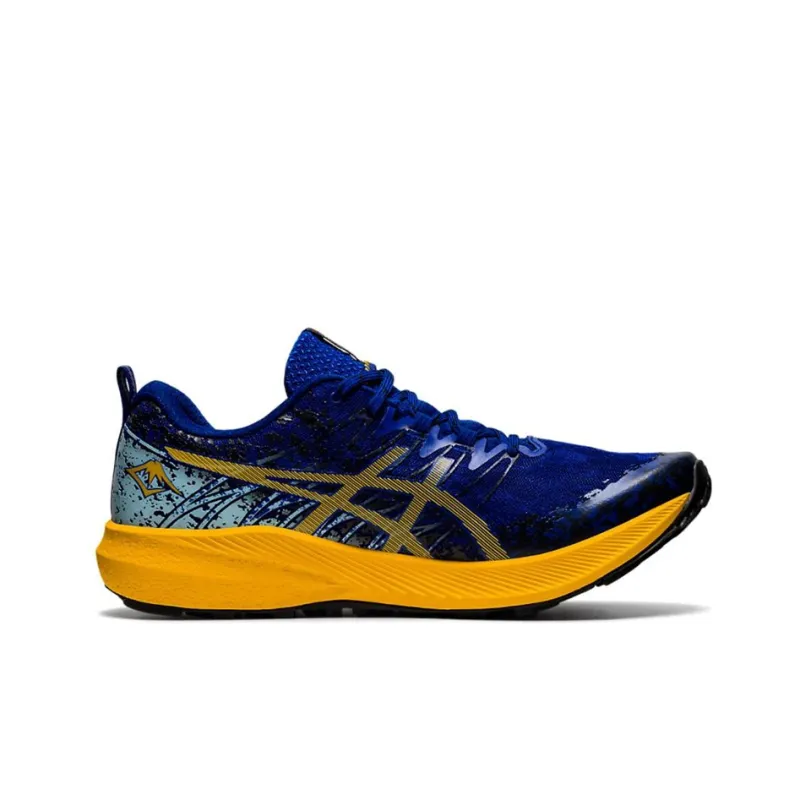 Asics Fuji Lite 2 Monaco Blue Sunflower-1