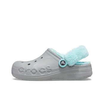 Crocs Classic Clog Stay Warm Fleece Lined Shoe Unisex Gray Blue