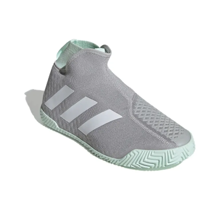 Adidas Stycon Laceless Hard Court Grey Two Dash Green-2