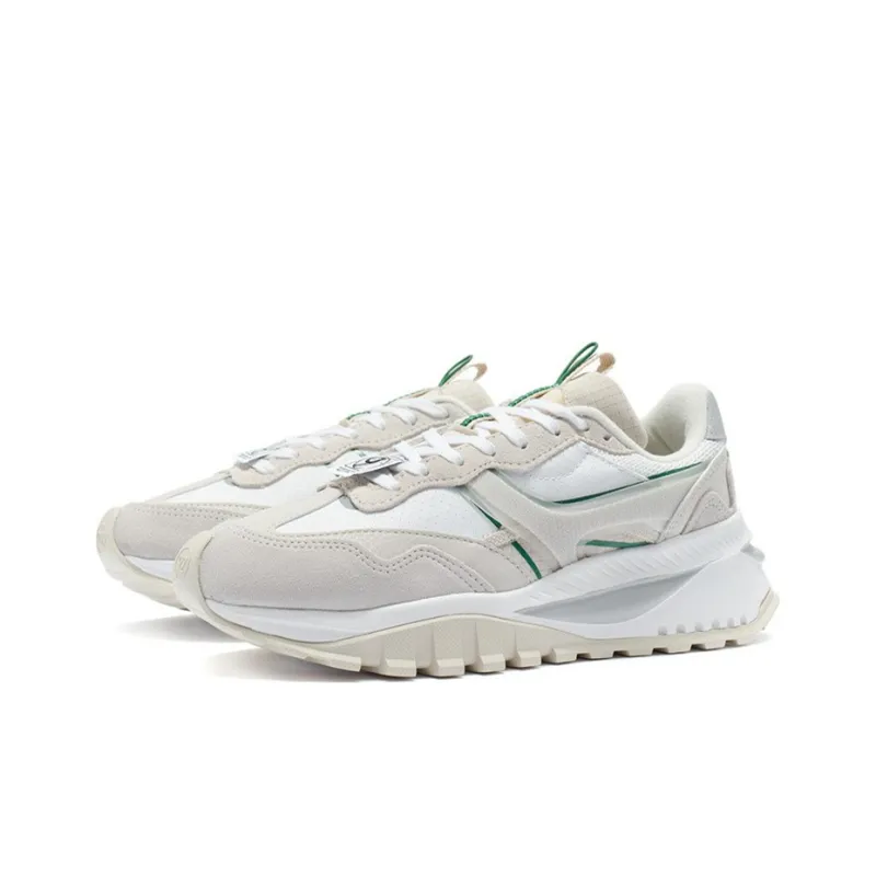 LiNing Fangyuan EVO Cushioned Slip Resistant Low Top Running Shoes Women's Bellflower Gray-2