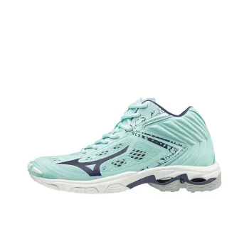 Mizuno Wave Lightning Z5 Slip-Resistant Breathable Mid-Top Running Shoes Unisex Blue White