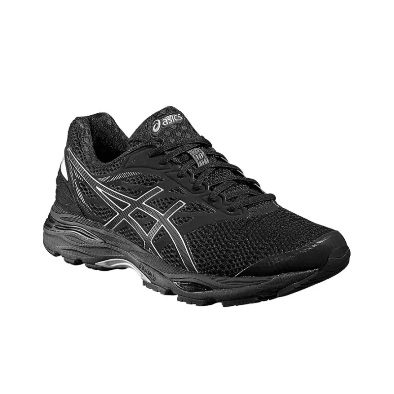 Asics Gel-Cumulus 18 Running Shoes Men Low-Top Black/Silver-2