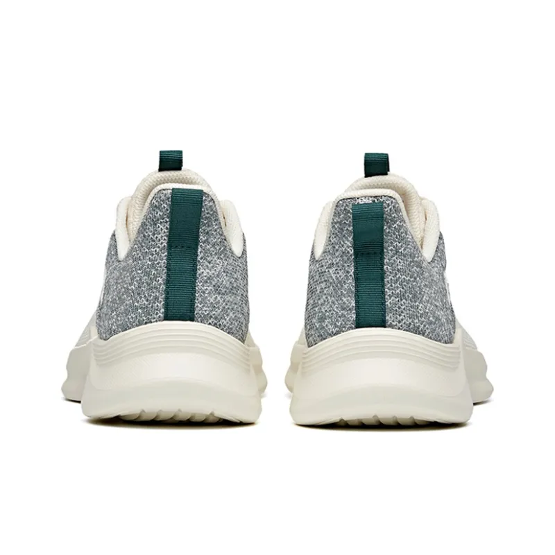 Anta Running Collection Cushioning Anti-Slip And Wear-Resistant Low-Top Running Shoes White Green-3