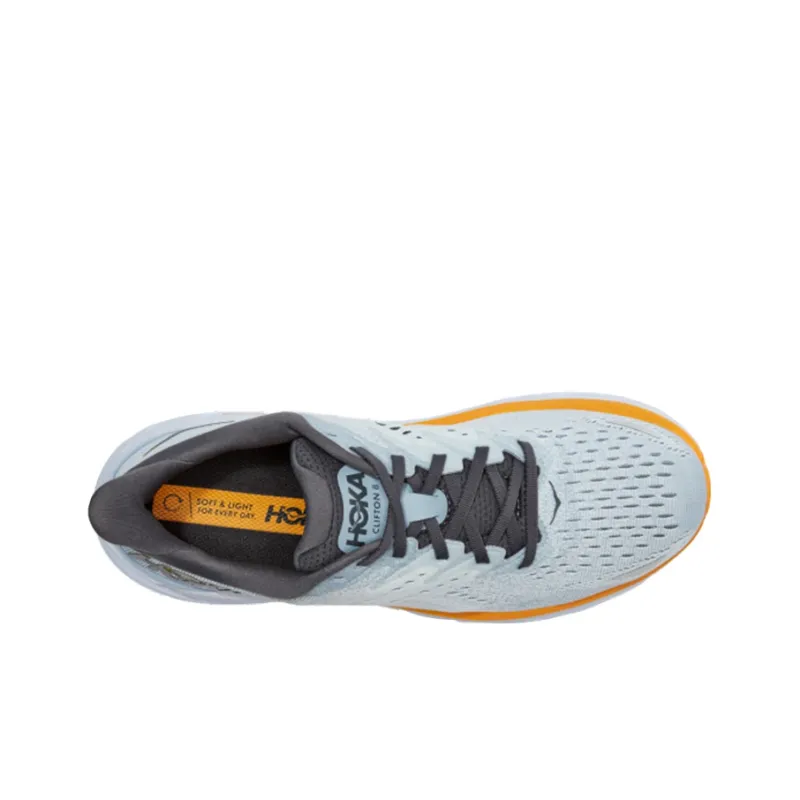 HOKA ONE ONE Clifton 8 Blue Fog Orange-2