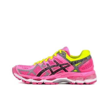 Asics Gel-Kayano 21 Wear-Resistant Low-Top Running Shoes Women's Fuchsia