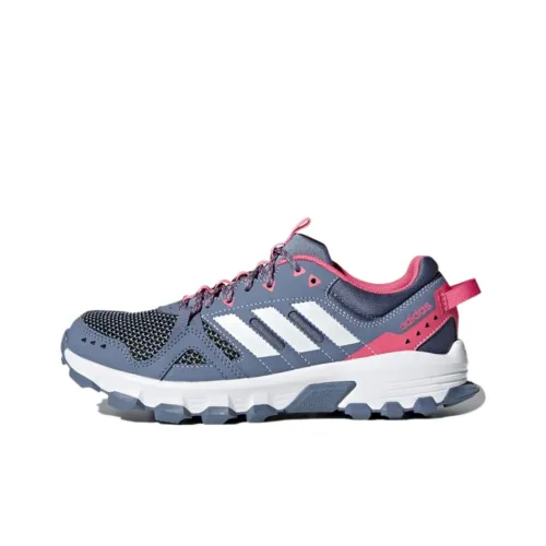 Adidas Rockadia Trail Running Shoes Women's Low-Top Blue/Pink