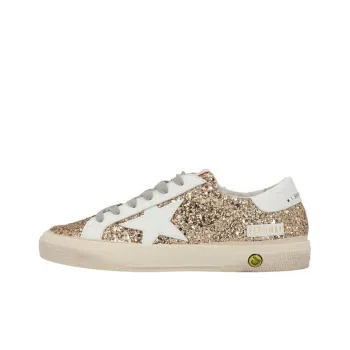 Golden Goose May Low Top Skateboard Shoes Women's Gold