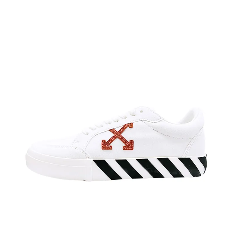 OFF WHITE Vulc Low White Red Arrow-0
