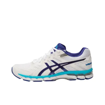 Asics Gel-Rink Scorcher 4 Anti-Slip Wear-Resistant Low-Top Running Shoes Women's White Blue Black