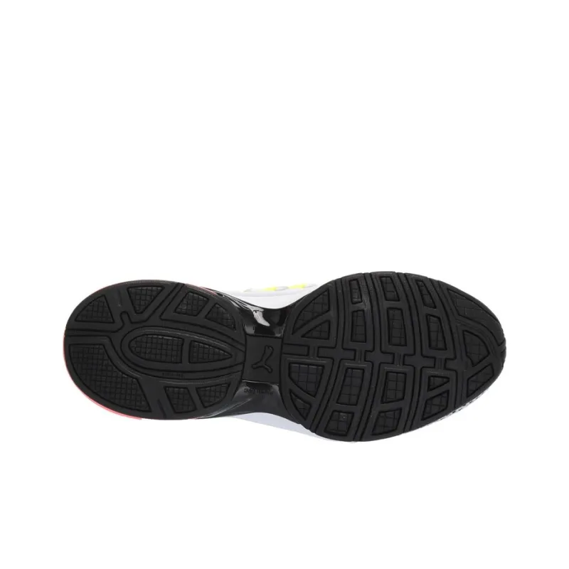 PUMA Axelion Anti-Slip Wear-Resistant Low-Top Running Shoes Men's White-3
