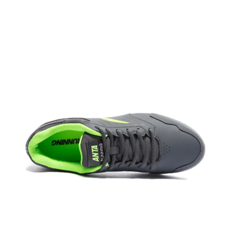 Anta Life Collection Wear Resistant Water Resistant Lightweight Low Top Casual Shoes Men's Castle Gray-2