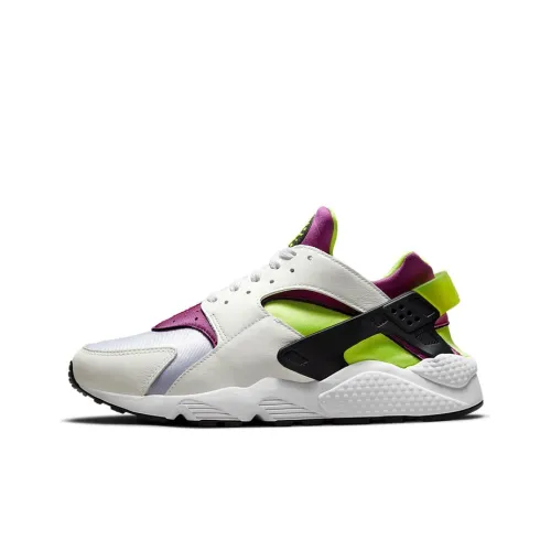 Nike Air Huarache Run Neon Yellow Magenta 2021